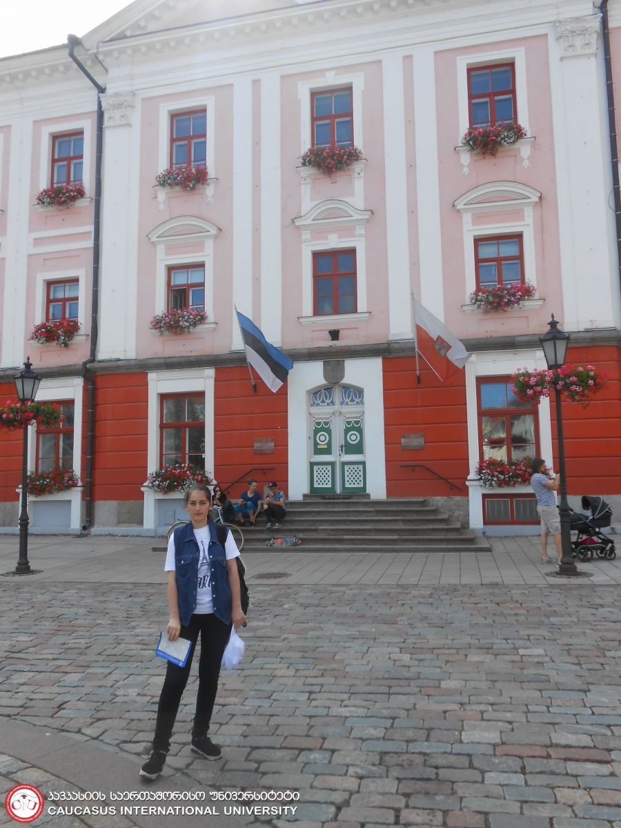 CIU Student Tsitsino Khachidze at Tartu University International Summer School